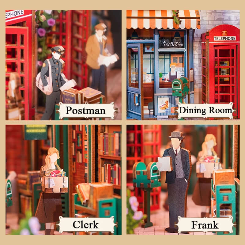 84 Charing Cross Street DIY Book Nook KitBook Nook Kit Australia
