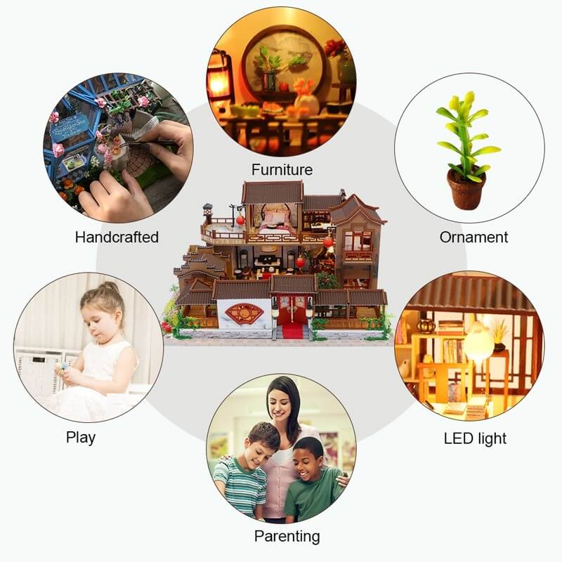 A Splendid Family DIY Dollhouse KitBook Nook Kit Australia