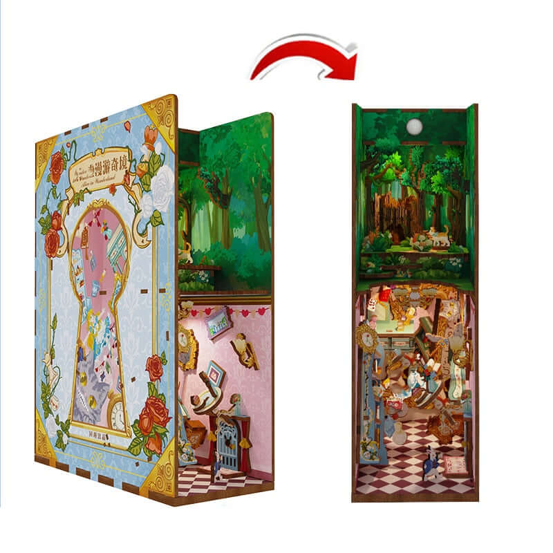 Alice in Wonderland DIY Book Nook KitBook Nook Kit Australia