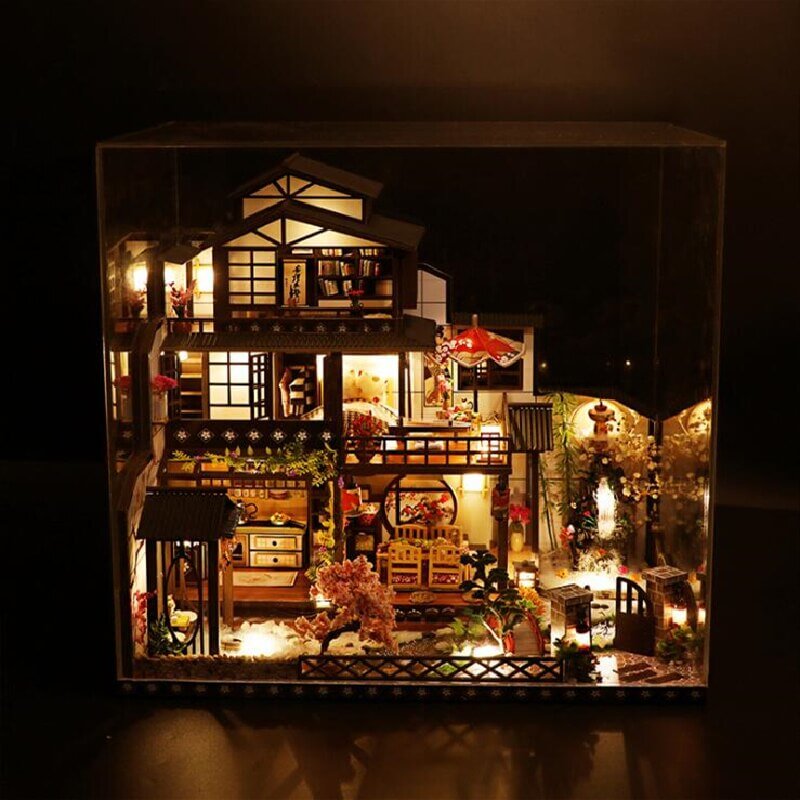 Ancient Capital Mochizuki DIY Dollhouse KitBook Nook Kit Australia