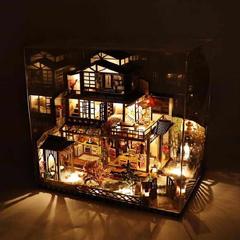Ancient Capital Mochizuki DIY Dollhouse KitBook Nook Kit Australia