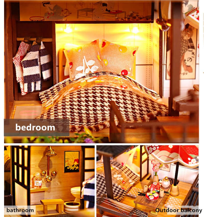 Ancient Capital Mochizuki DIY Dollhouse KitBook Nook Kit Australia