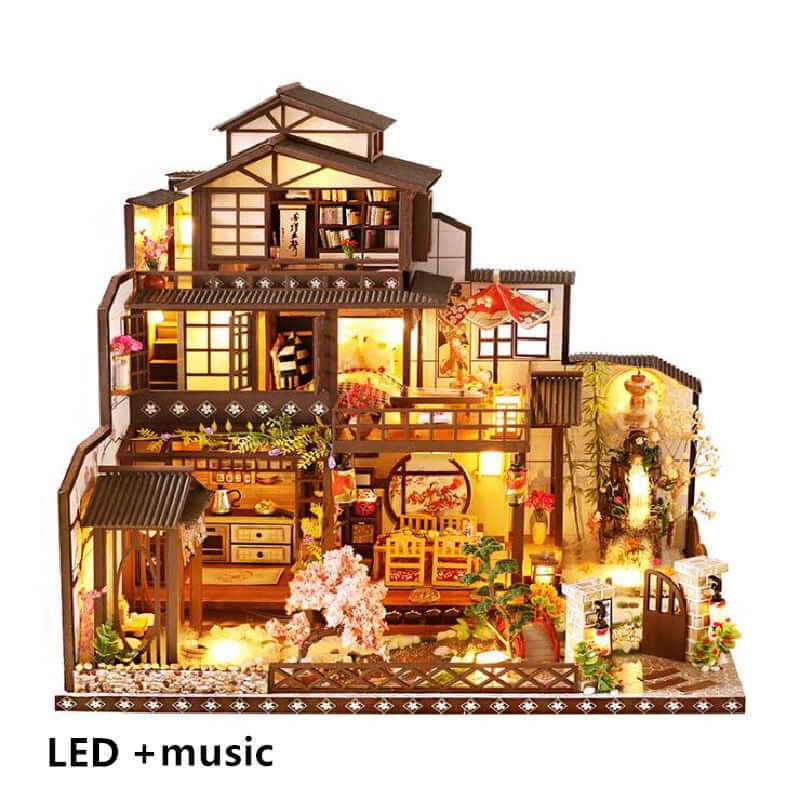 Ancient Capital Mochizuki DIY Dollhouse KitBook Nook Kit Australia