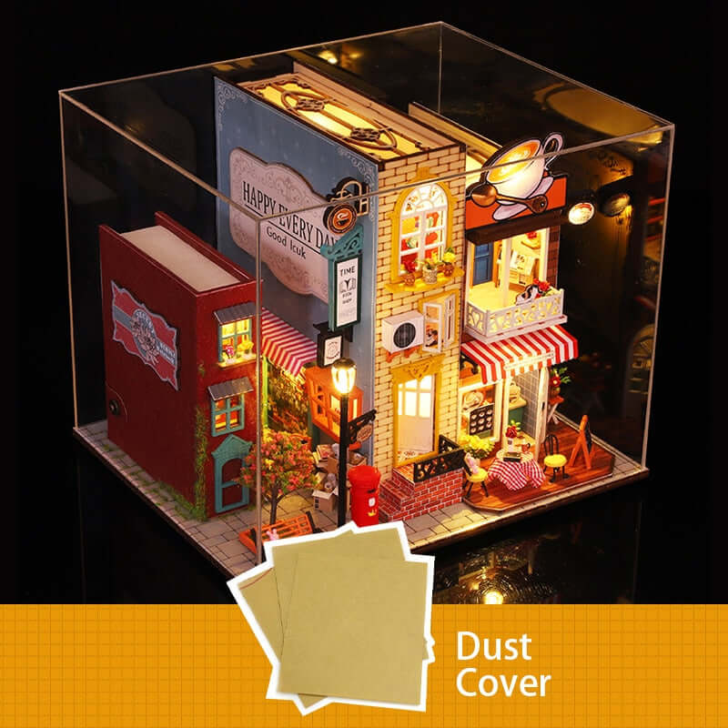 Book Villa DIY Miniature Dollhouse KitBook Nook Kit Australia