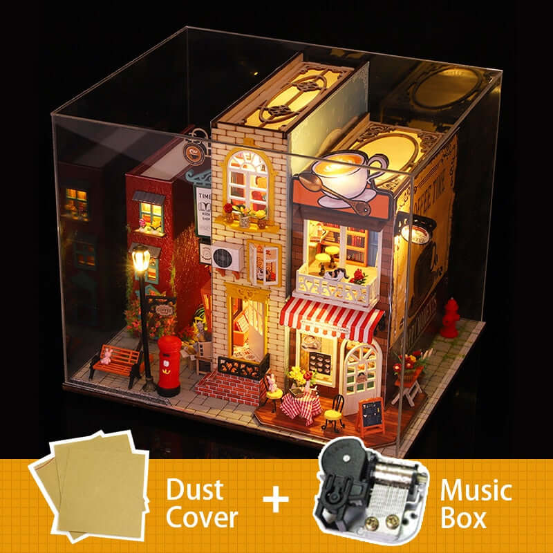 Book Villa DIY Miniature Dollhouse KitBook Nook Kit Australia
