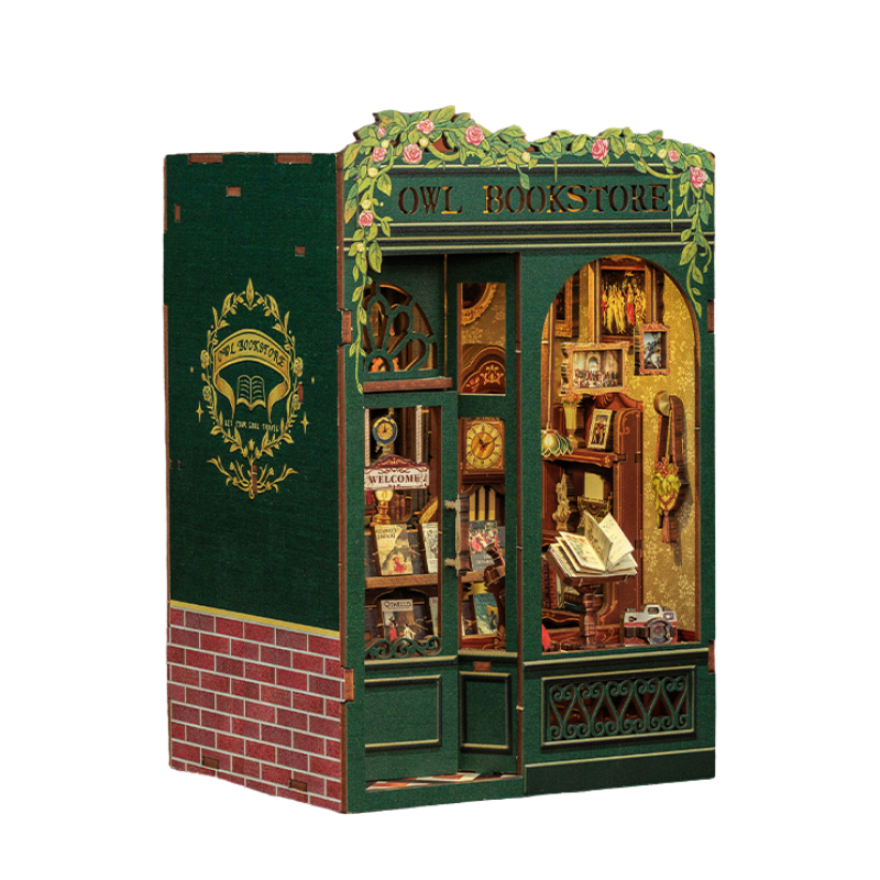 CUTEBEE Owl Bookstore DIY Book Nook KitBook Nook Kit Australia