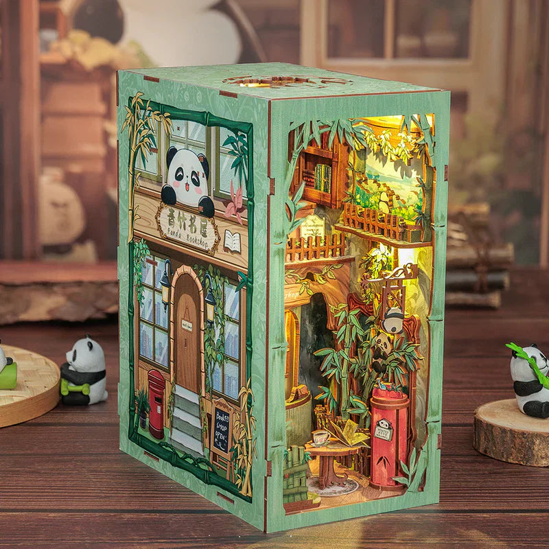 CUTEBEE Panda Bookshop DIY Book Nook KitBook Nook Kit Australia