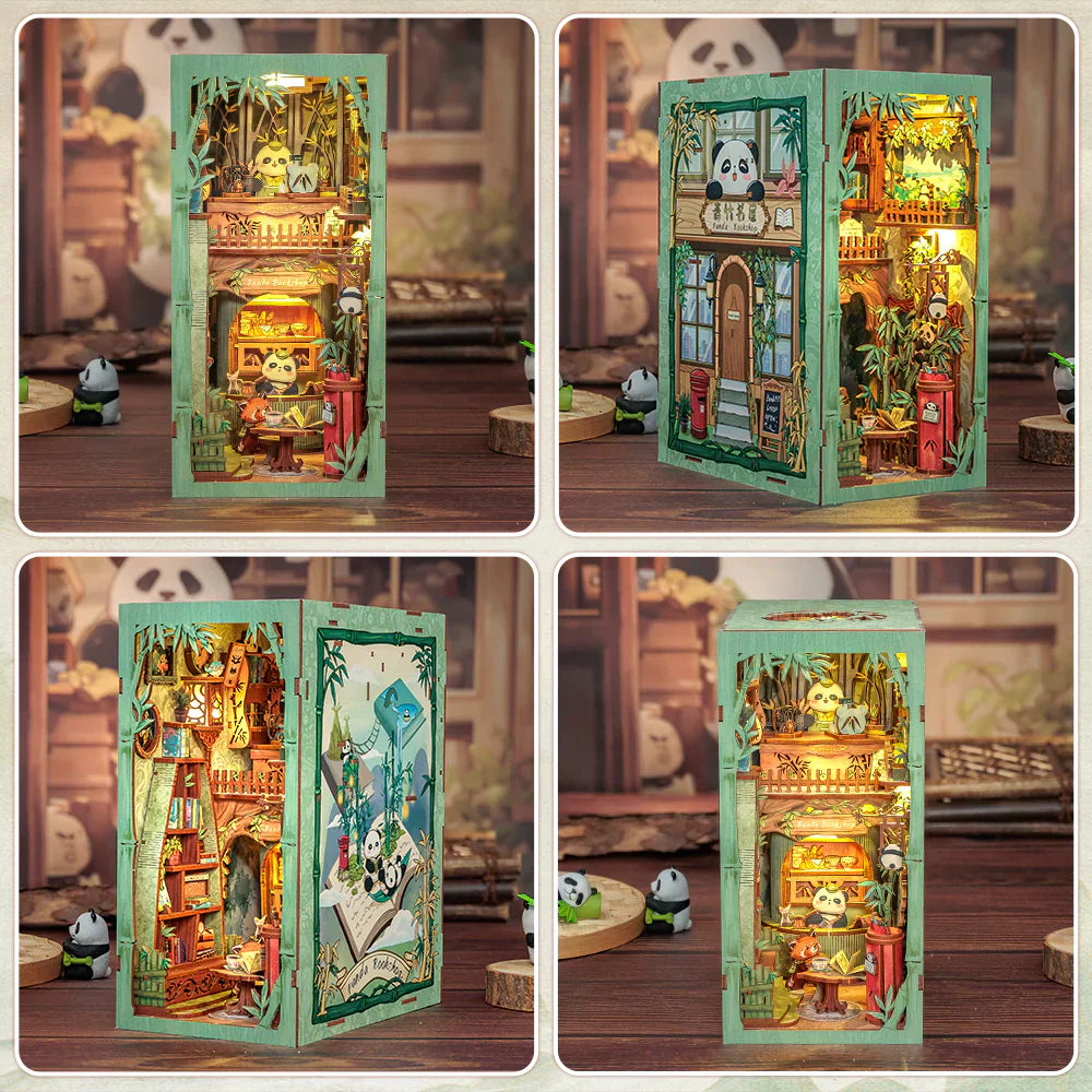 CUTEBEE Panda Bookshop DIY Book Nook KitBook Nook Kit Australia