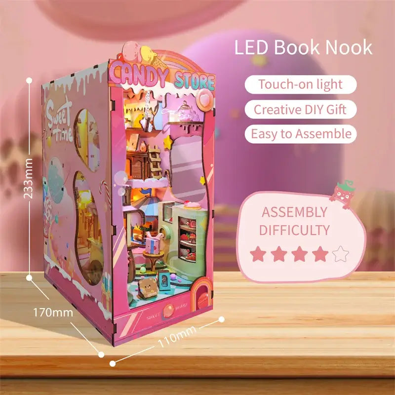 Candy Store DIY Book Nook KitBook Nook Kit Australia