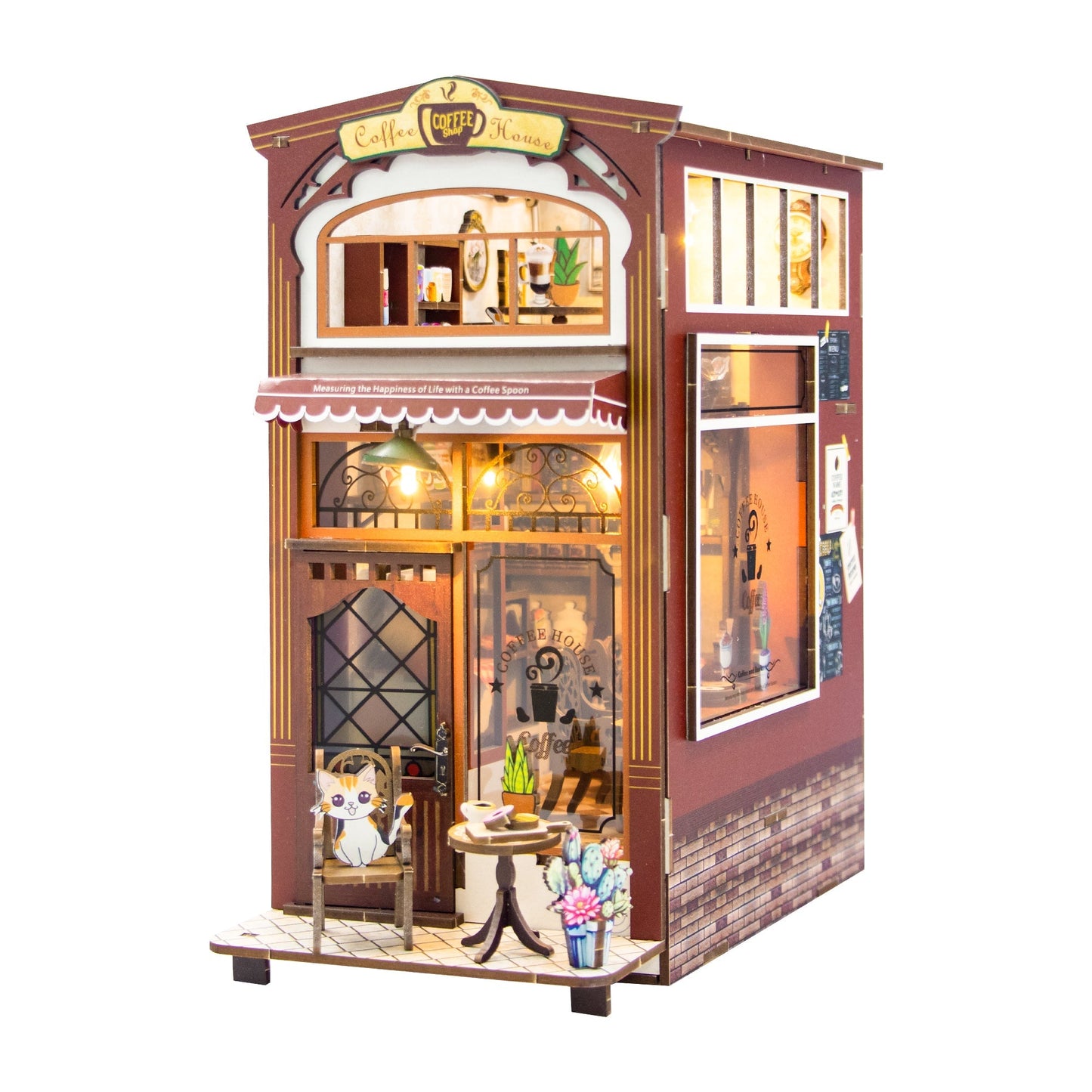 Cat Coffee House DIY Book Nook KitBook Nook Kit Australia