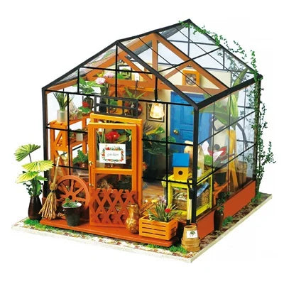 Cathy's Flower Robotime DIY Dollhouse KitBook Nook Kit Australia