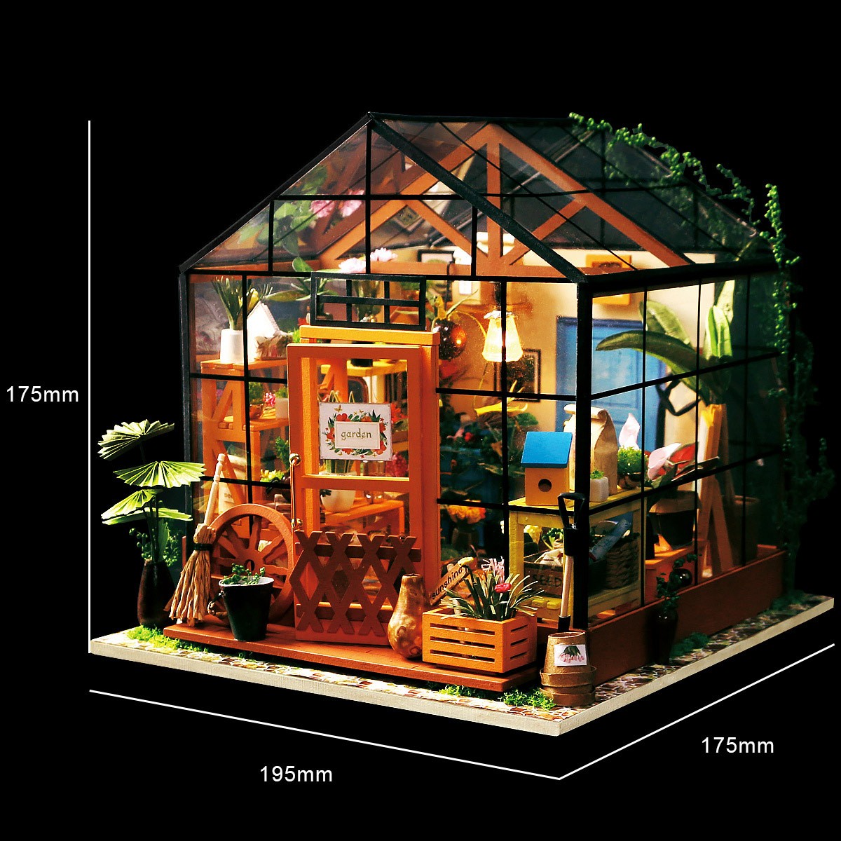 Cathy's Flower Robotime DIY Dollhouse KitBook Nook Kit Australia