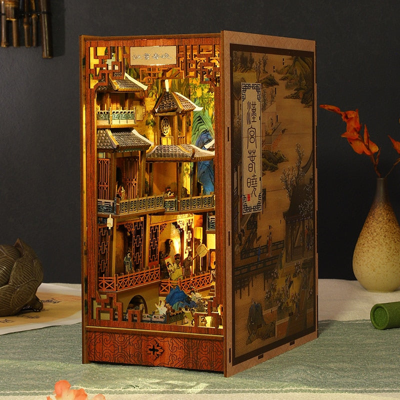 Chinese Ancient Town DIY Book Nook KitBook Nook Kit Australia