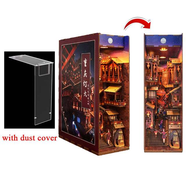 Chinese City Building DIY Book Nook KitBook Nook Kit Australia