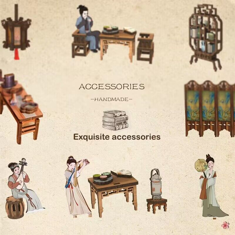 Cutebee Elegant Song DIY Book Nook Kit