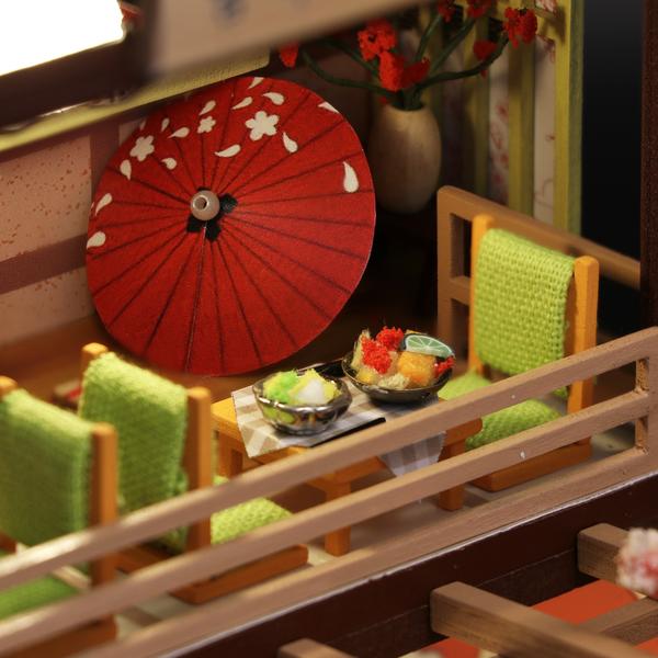 Cutebee Gibbon Sushi DIY Dollhouse KitBook Nook Kit Australia