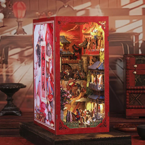 Cutebee Legend of Mulan DIY Book Nook KitBook Nook Kit Australia