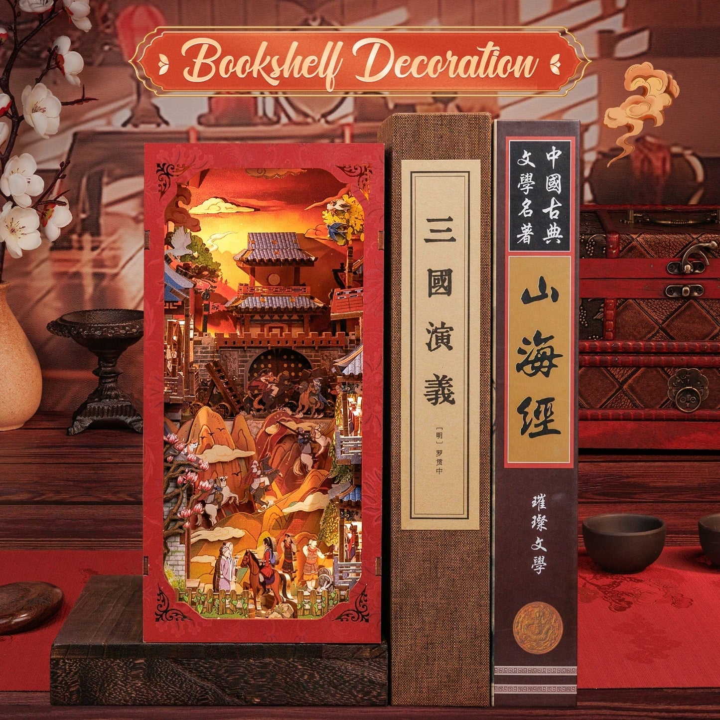 Cutebee Legend of Mulan DIY Book Nook KitBook Nook Kit Australia