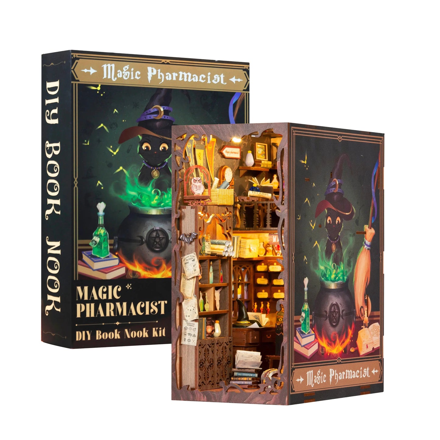 Cutebee Magic Pharmacist DIY Book Nook KitBook Nook Kit Australia