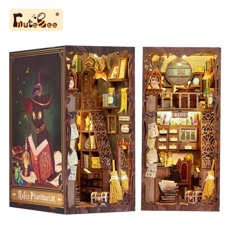 Cutebee Magic Pharmacist DIY Book Nook KitBook Nook Kit Australia