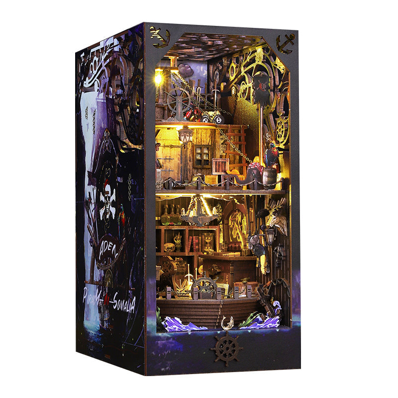Cutebee Magic Pirate Ship DIY Book Nook KitBook Nook Kit Australia