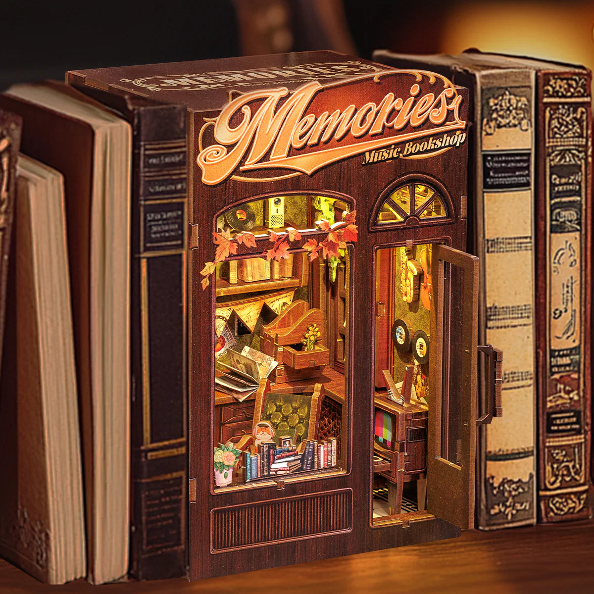 Cutebee Memories Music Bookshop DIY Book Nook KitBook Nook Kit Australia