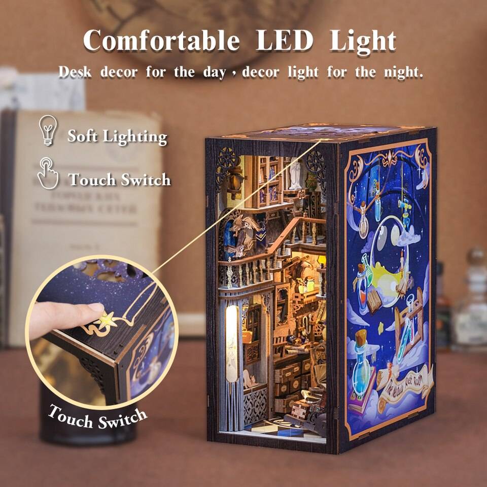 Cutebee Nebula Rest Room DIY Book Nook KitBook Nook Kit Australia