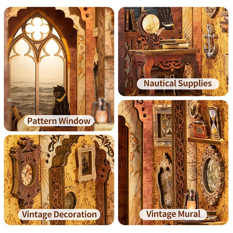 Cutebee Sailing Memory DIY Book Nook KitBook Nook Kit Australia
