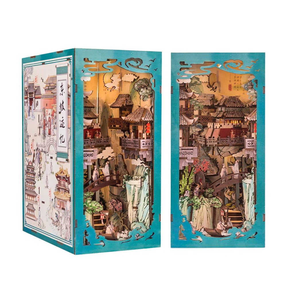Cutebee Su Dongpo's Life DIY Book Nook KitBook Nook Kit Australia