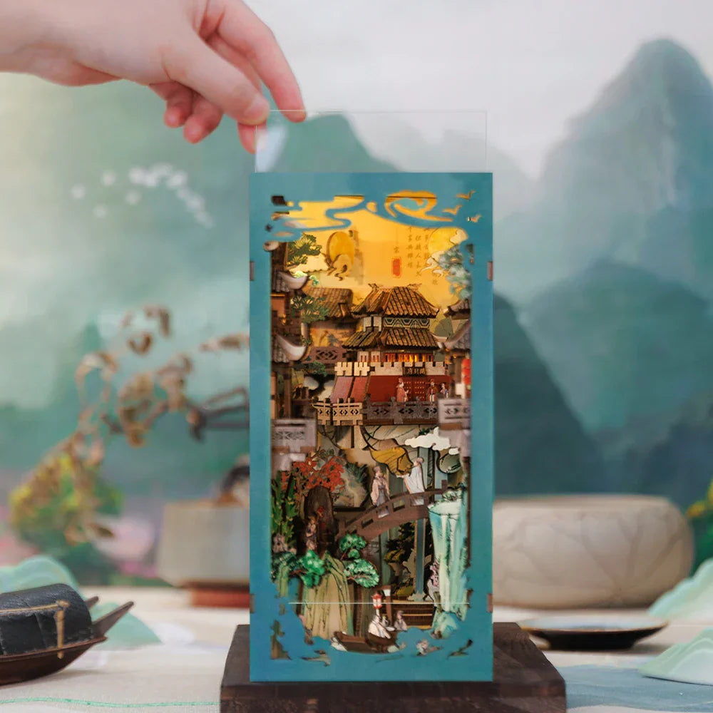 Cutebee Su Dongpo's Life DIY Book Nook KitBook Nook Kit Australia