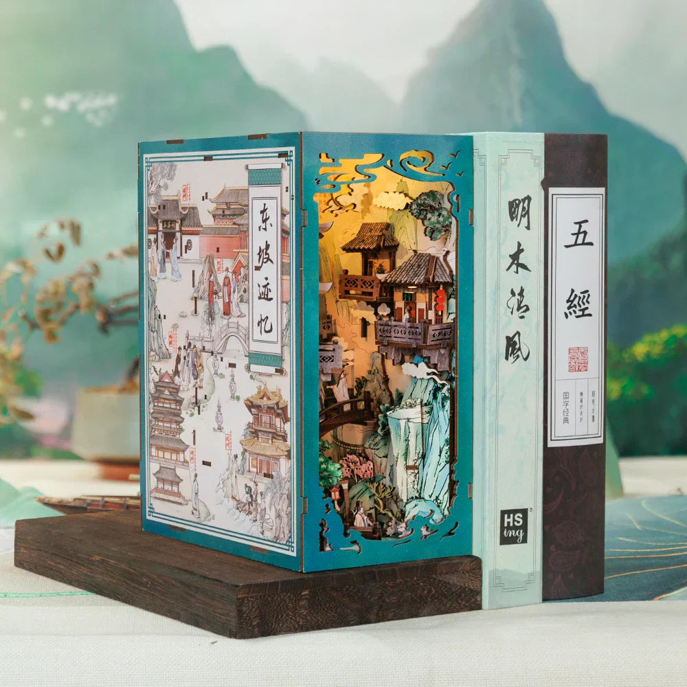 Cutebee Su Dongpo's Life DIY Book Nook KitBook Nook Kit Australia