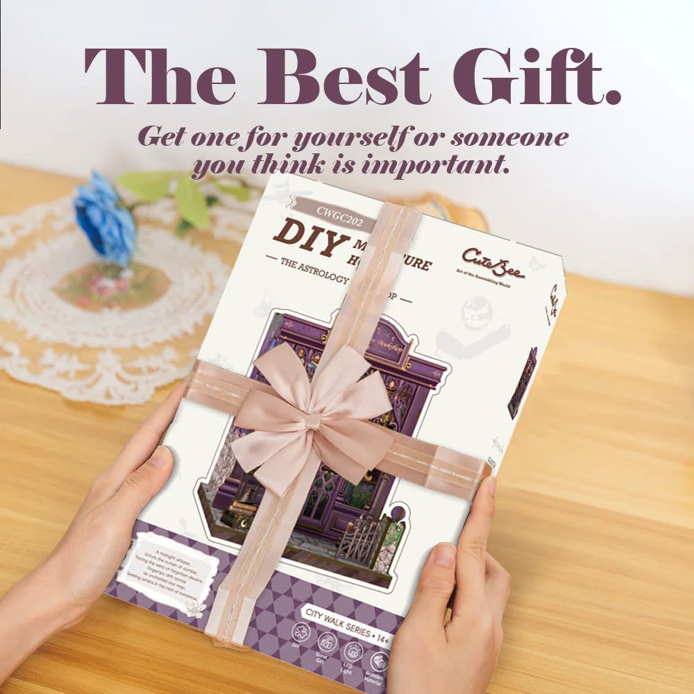 CUTEBEE The Astrology Bookshop DIY Book Nook KitBook Nook Kit Australia