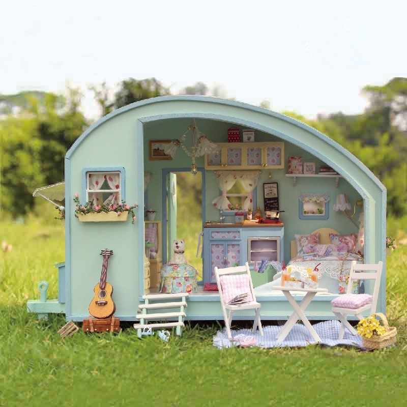 Cutebee Time Travel DIY Caravan KitBook Nook Kit Australia