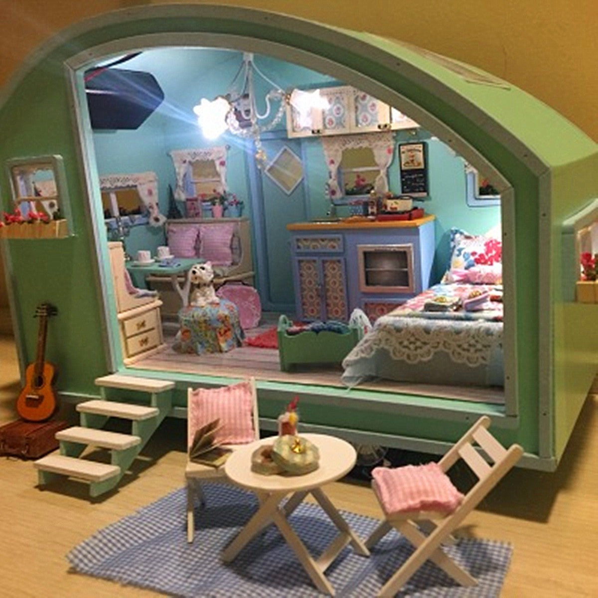 Cutebee Time Travel DIY Caravan KitBook Nook Kit Australia