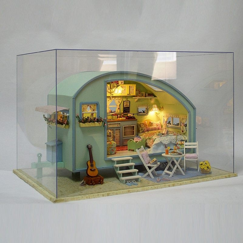 Cutebee Time Travel DIY Caravan KitBook Nook Kit Australia