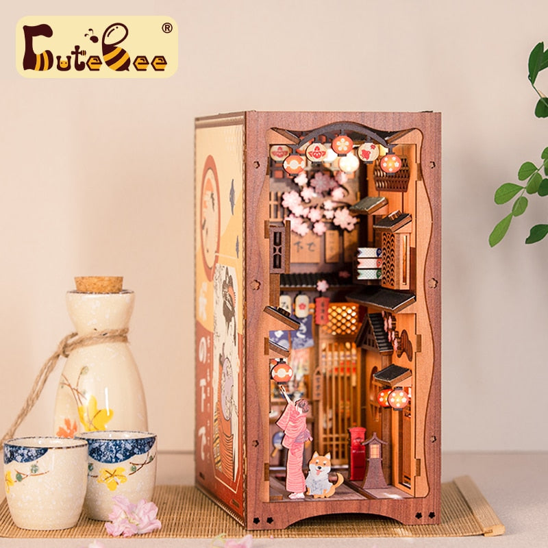 Cutebee Under the Sakura DIY Book Nook KitBook Nook Kit Australia