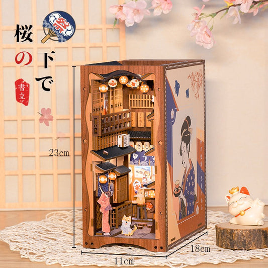 Cutebee Under the Sakura DIY Book Nook Kit
