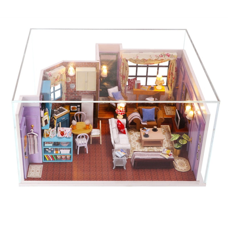 Friends Central Perk Cafe DIY Dollhouse KitBook Nook Kit Australia