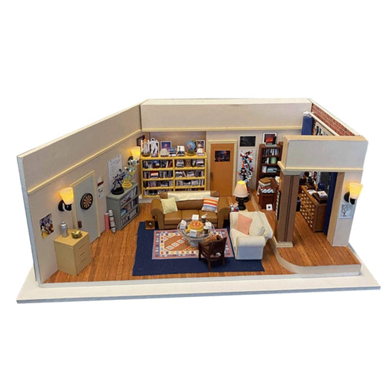 Friends Central Perk Cafe DIY Dollhouse KitBook Nook Kit Australia