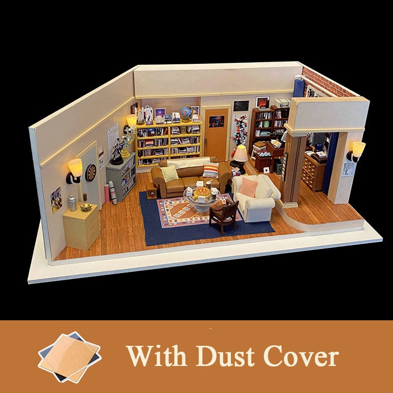 Friends Central Perk Cafe DIY Dollhouse KitBook Nook Kit Australia