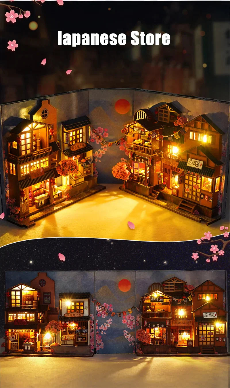 Japanese Village DIY Book Nook KitBook Nook Kit Australia