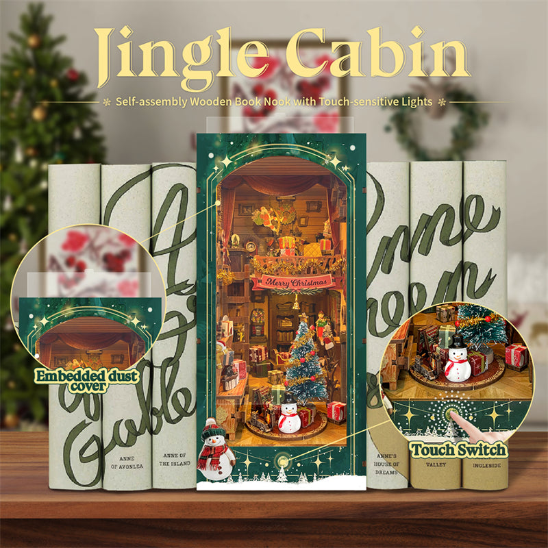 Jingle Cabin DIY Book Nook KitBook Nook Kit Australia