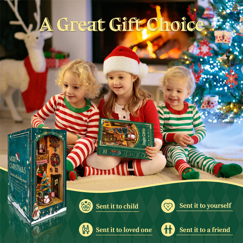 Jingle Cabin DIY Book Nook KitBook Nook Kit Australia
