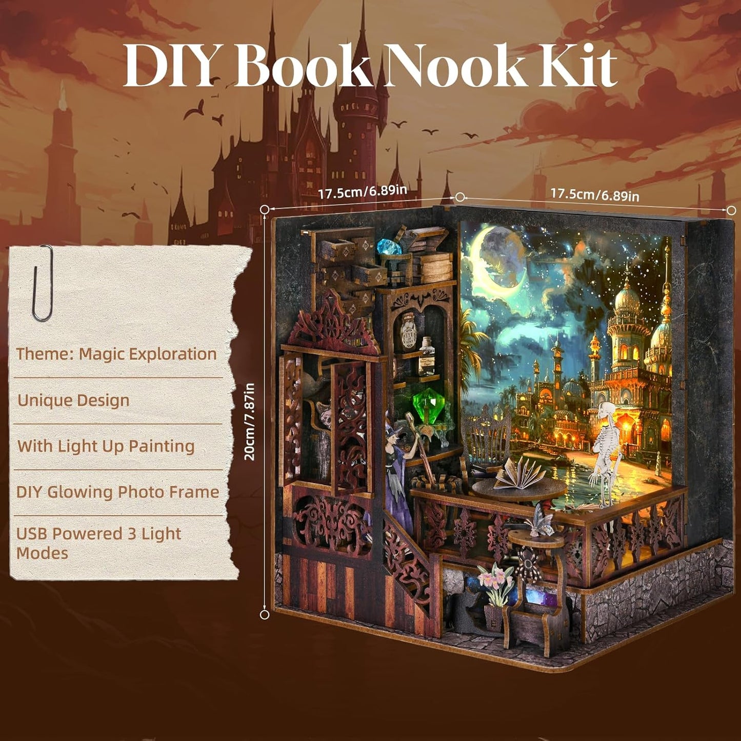 Magic Exploration DIY Book Nook KitBook Nook Kit Australia