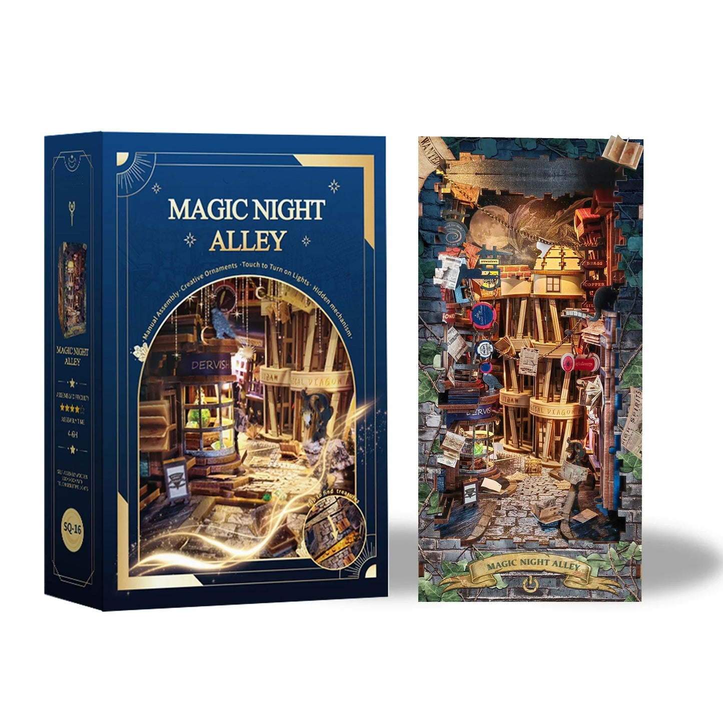 Magic Night Alley DIY Book Nook KitBook Nook Kit Australia