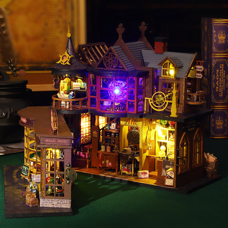 Magic Treasure House DIY Dollhouse KitBook Nook Kit Australia