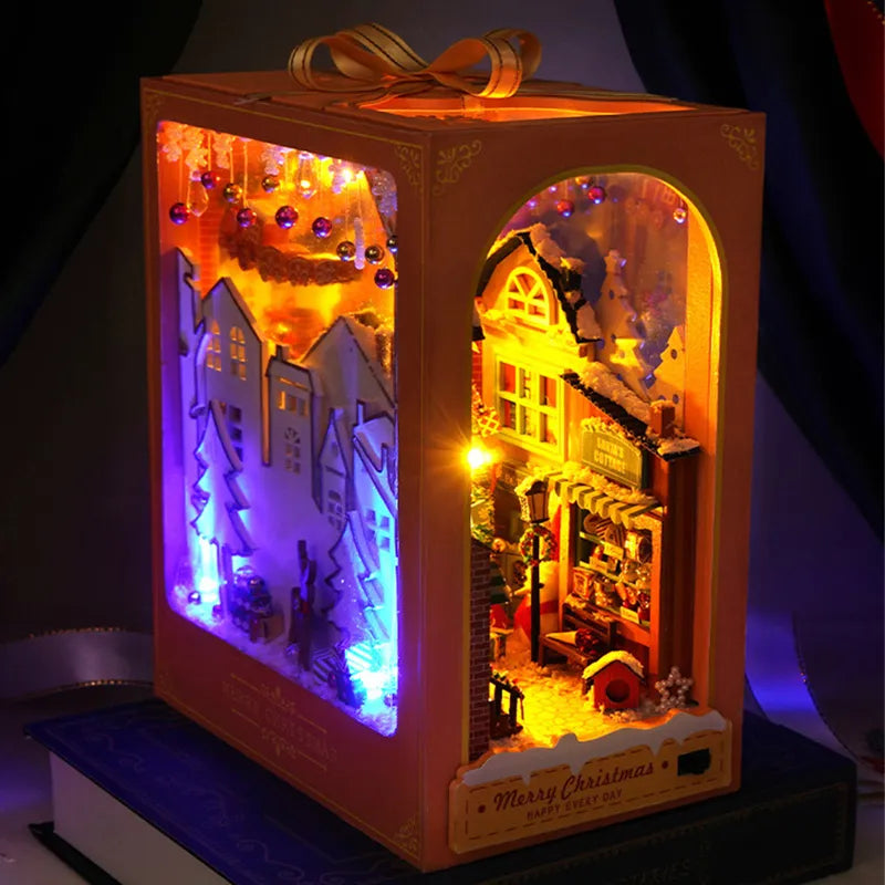 Merry Christmas DIY Book Nook KitBook Nook Kit Australia