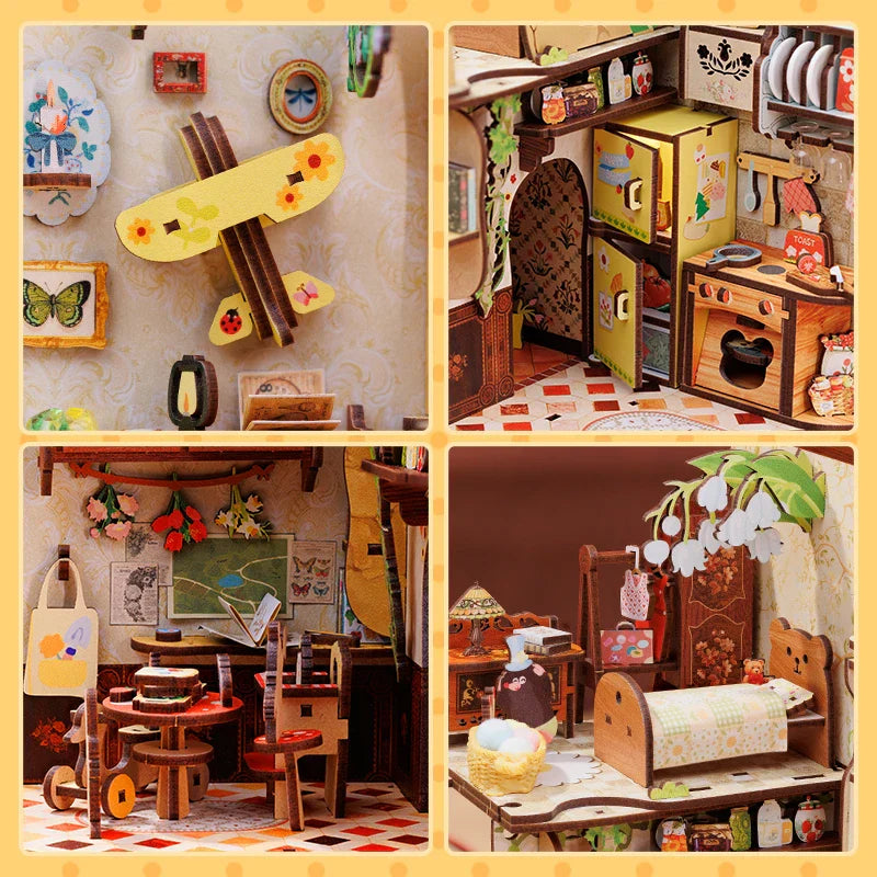 Moles Apartment DIY Book Nook KitBook Nook Kit Australia