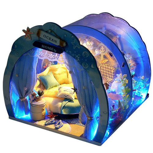 Ocean Room DIY Dollhouse Room KitBook Nook Kit Australia