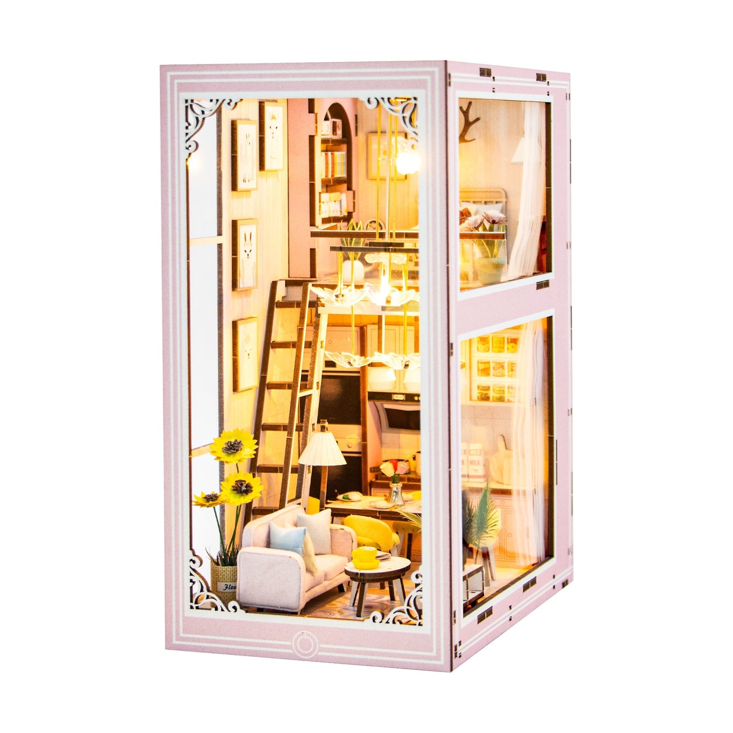 Pink Loft DIY Book Nook KitBook Nook Kit Australia